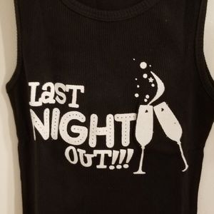 Black LAST NIGHT OUT Tank